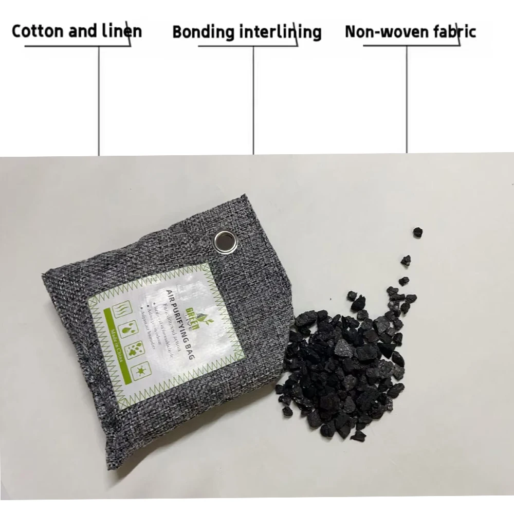 Indoor Multifunctional Deodorant Bamboo Charcoal Package Wardrobe Shoes Car for Car Formaldehyde Removal Activated Carbon Bag