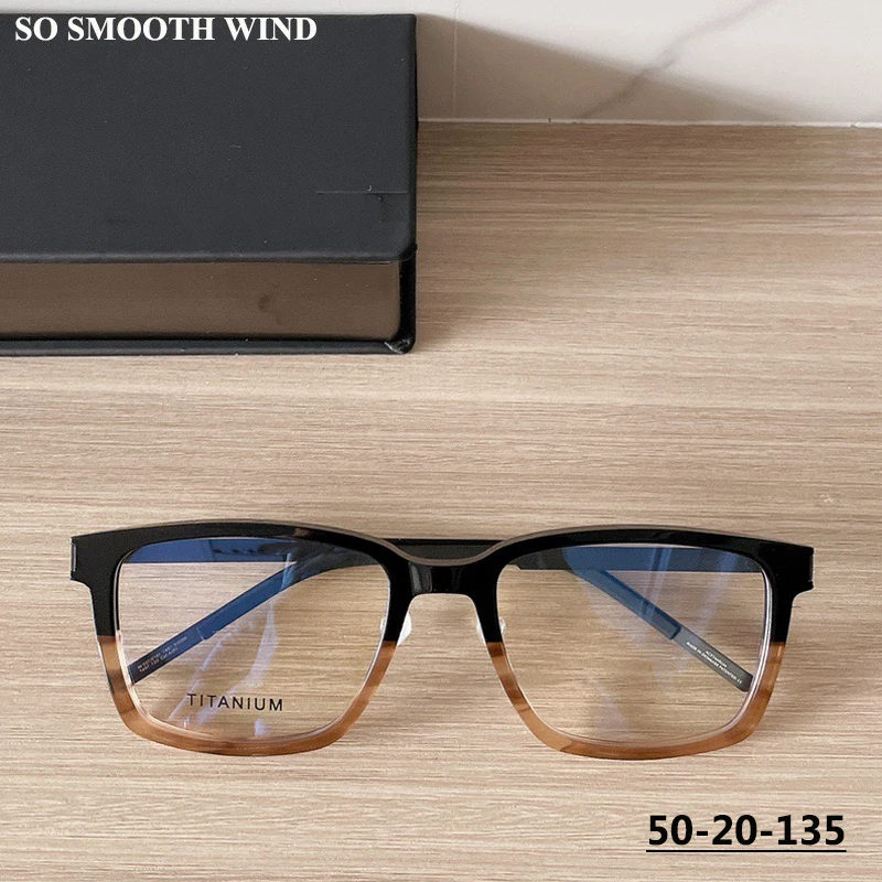 

Denmark Brand Square Acetate Glasses Frame Ultralight Men Screwless Prescription Eyeglasses Women Optical Myopia Spectacles 1821