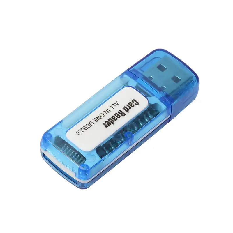 1Pcs Multi All In 1 Usb 2.0 Memory Card Reader Adapter Voor M2 Sd Sdhc Dv Micro Sd Mini sd Tf Kaartlezer Voor Pc