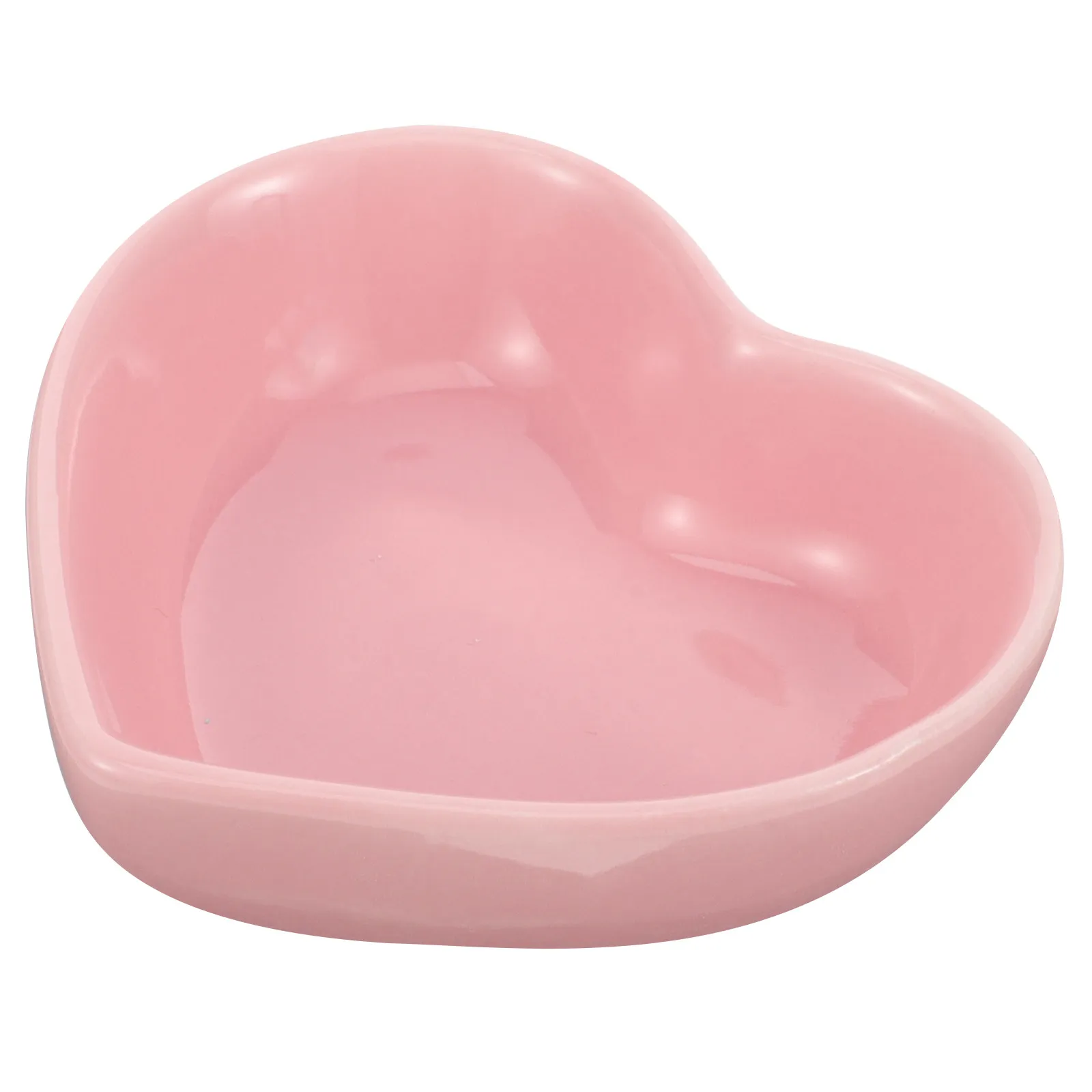 

Ceramic Heart Shaped Hamster Food Bowl Compact Pet Water Dish Small Animal Rabbit Feeder Hamster Bowl Pet Food Bowls