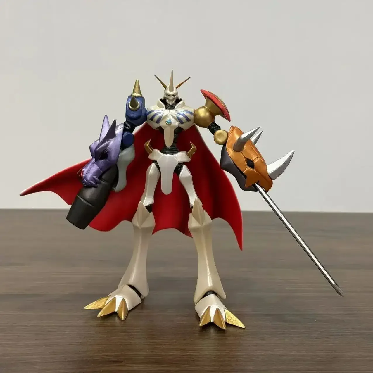 Anime Digimon Figure Omegamon Figure Dukemon Figurine Digimon Tactics Ogre Statue Model Collection Toy for Kid Birthday Gifts