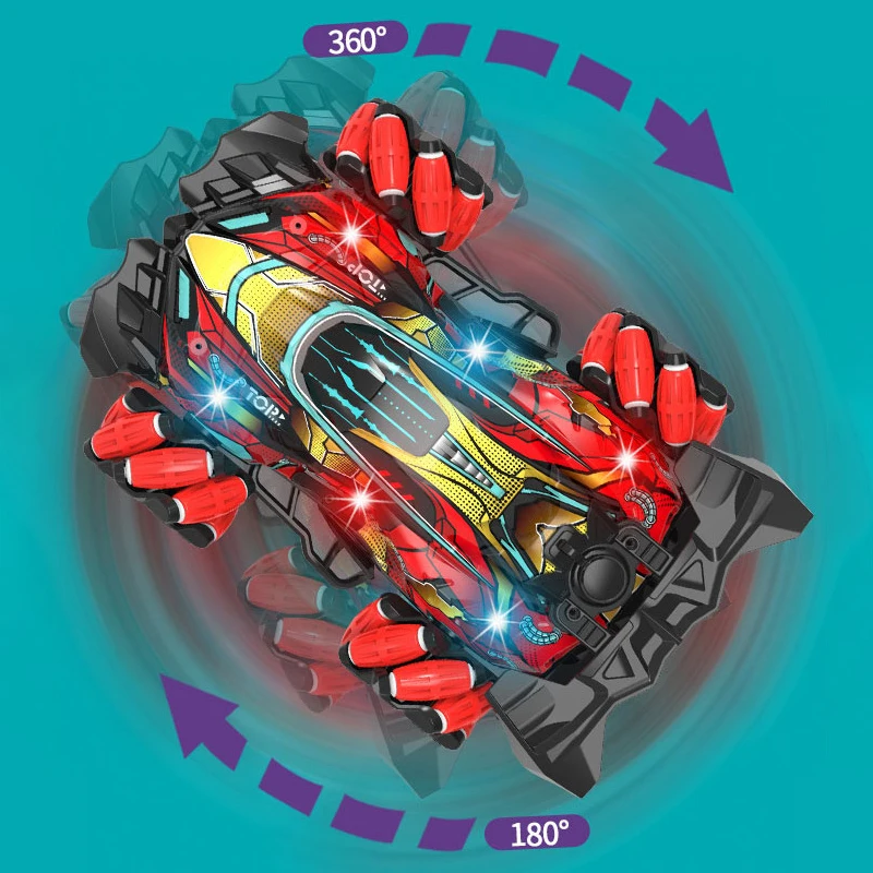 ZWN F1 F2 RC samochód do driftu z muzycznymi lampkami Led 2.4G gest gest Radio zdalnie sterowane samochody kaskaderskie 4WD elektryczne zabawki dla