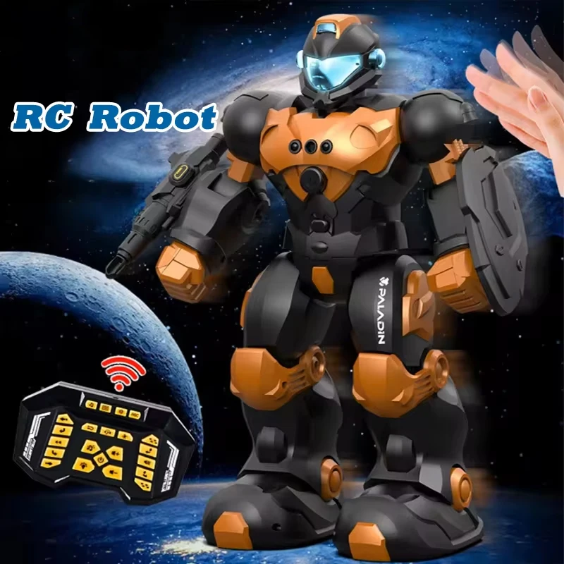 Intelligent RC Robot Gesture Sensing Remote Control Voice Programming Singing Dancing Electric Model Kid Toy Birthday Gifts
