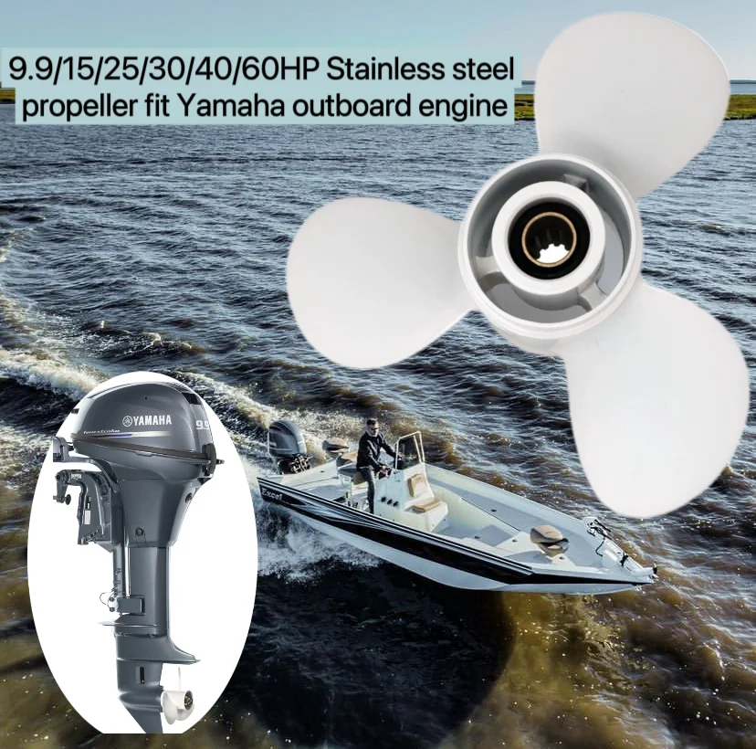 brand new Aluminum Marine Outboard Boat Propeller for Outboard Engine 9.9-60HP with Yamaha