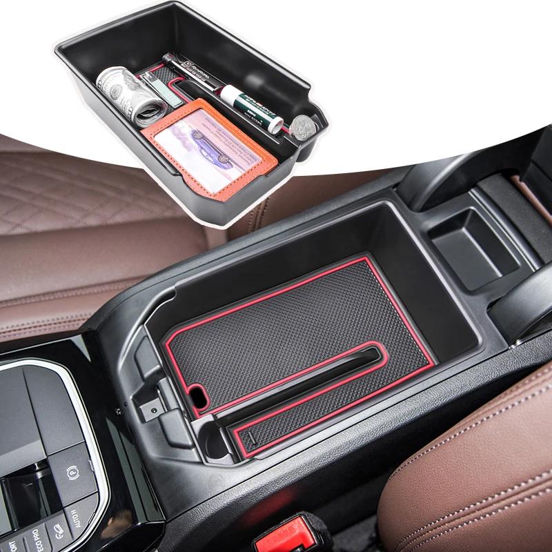 

Car Armrest Storage Box For BMW X3 G01 2018-2023 2024 and For BMW X4 G02 2019-2024 Center Console Organizer Interior Accessories