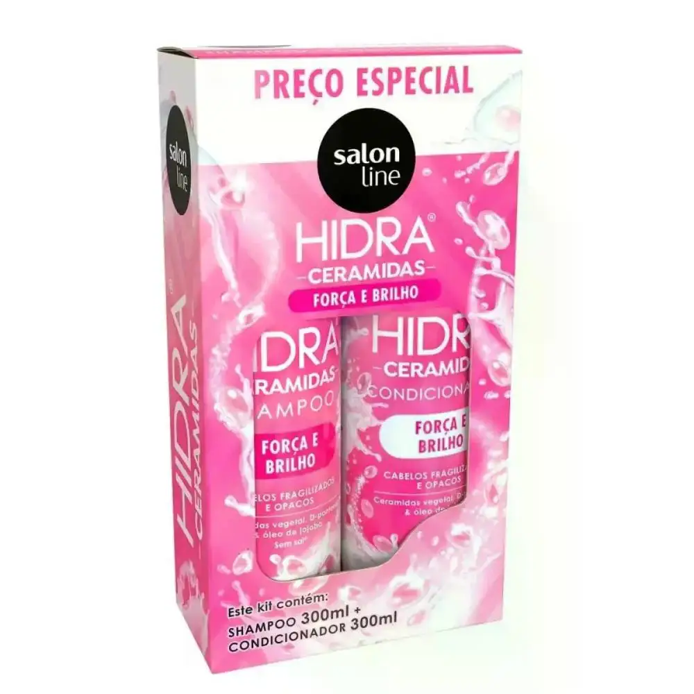 Shampoo Kit + Hydra Ceramides Salon Line 300Ml Conditioner