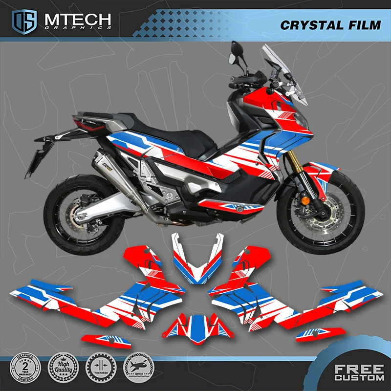 DSMTECH Custom Motorcycle For HONDA 2017 2018 2019 2020 X-ADV750 750cc Graphics Enduro Decals Stickers Kits 007