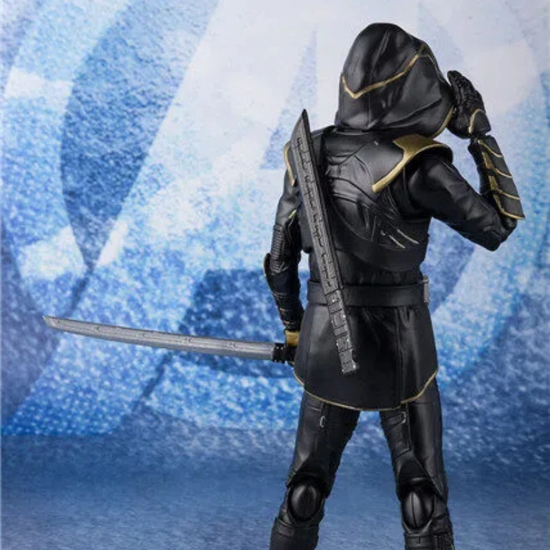 شخصية Square Enix Avengers Endgame SHF Hawkeye Action - دمية زخرفية قابلة للجمع مع حركة عالية لمحبي نماذج الألعاب
