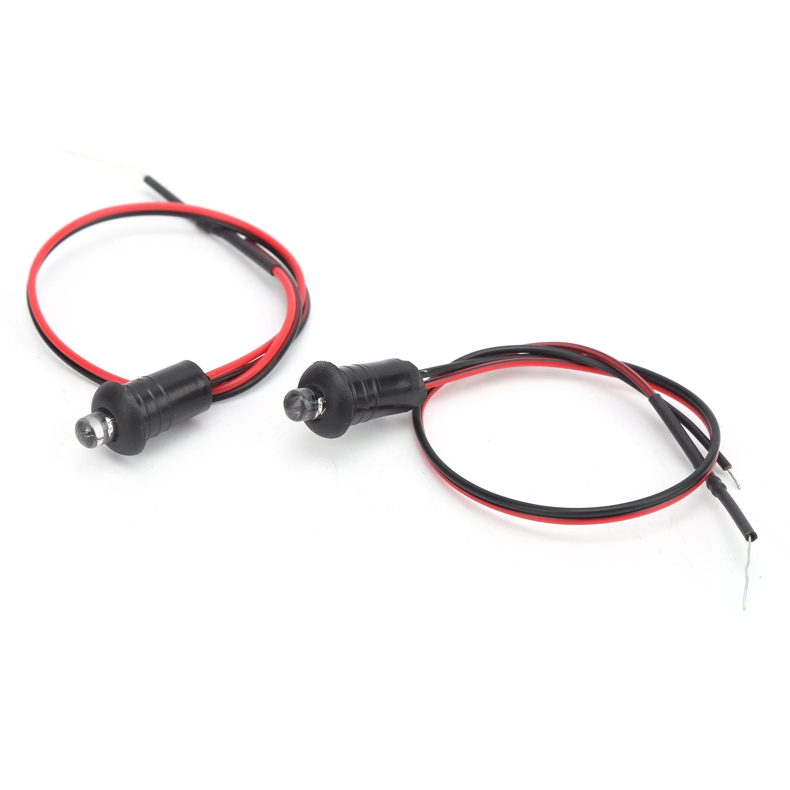 2pcs LED Fake Alarm Lamp Blue Light Anti‑Theft Modification Universal 12V for Boats RVs Motorcycles Home Security