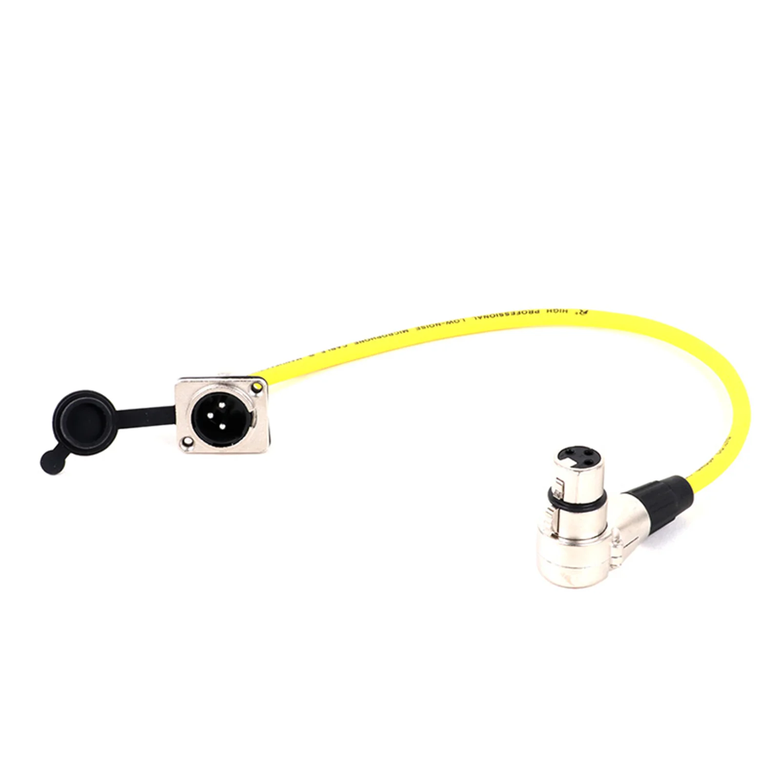 XLR Cable 3Pin D-Type XLR Male Panel Mount to 3PIN XLR Right Angle Female Connector Multicolor Cord for Microphone Mixer 0.3-15M