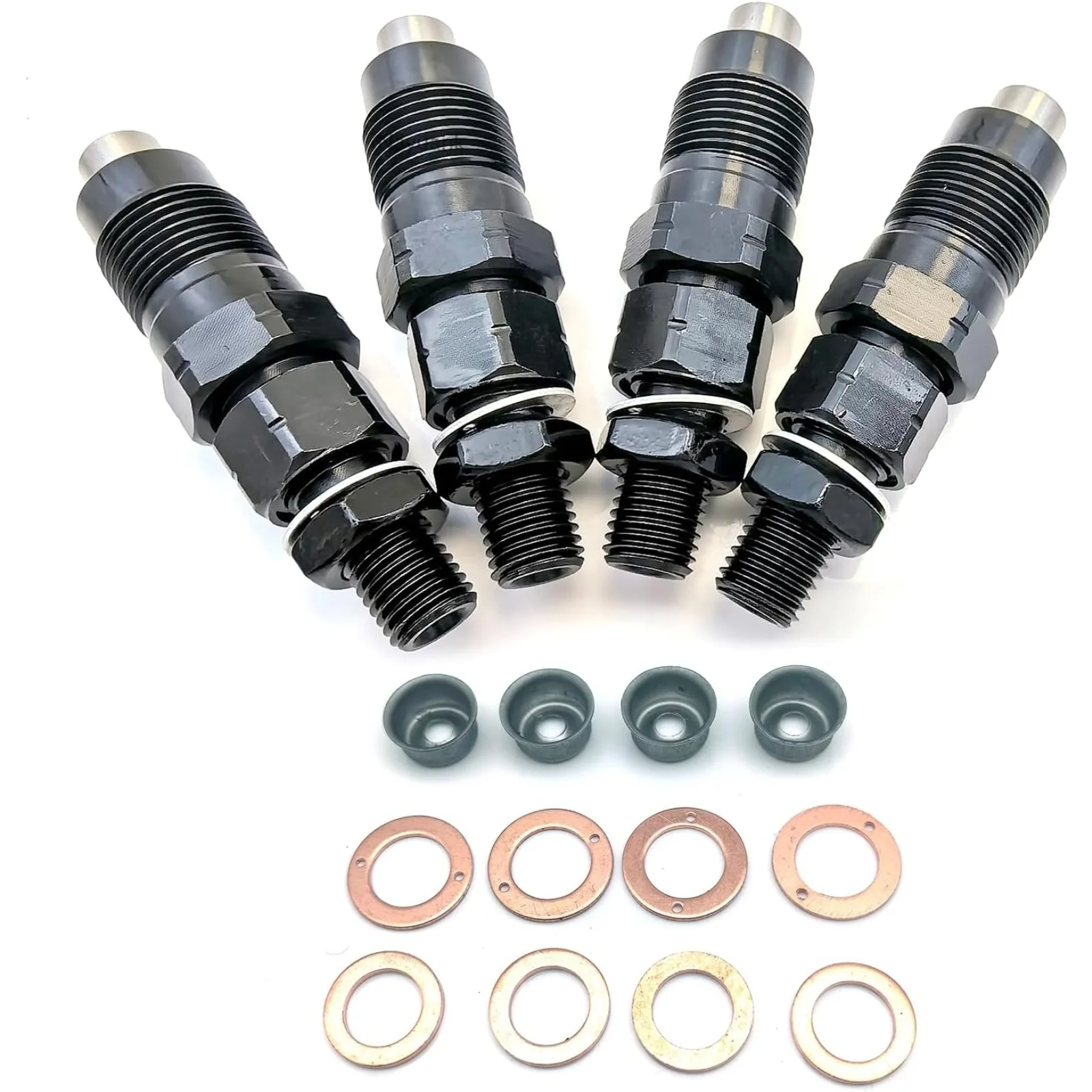 4pcs Fuel Injector SBA131406360 Compatible with Tractor Parts New Holland T1510 T1520 T1530 T2210 T2220 T2310 T2320 T2330 TC25