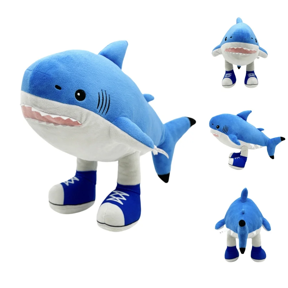 

30cm Italian Brainrot Tralalero Tralala Plush Doll Shoes Shark Toys Anime Stuffed Soft Cushion Pillow Peripheral Toy Fans Gifts