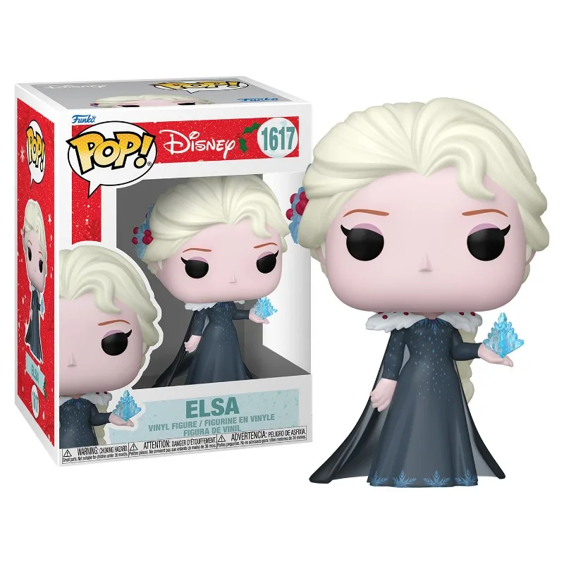 Funko POP Original Disney Anime figura Elsa 1617 figuras de acción de juguete para niños niñas regalo adornos de modelos coleccionables