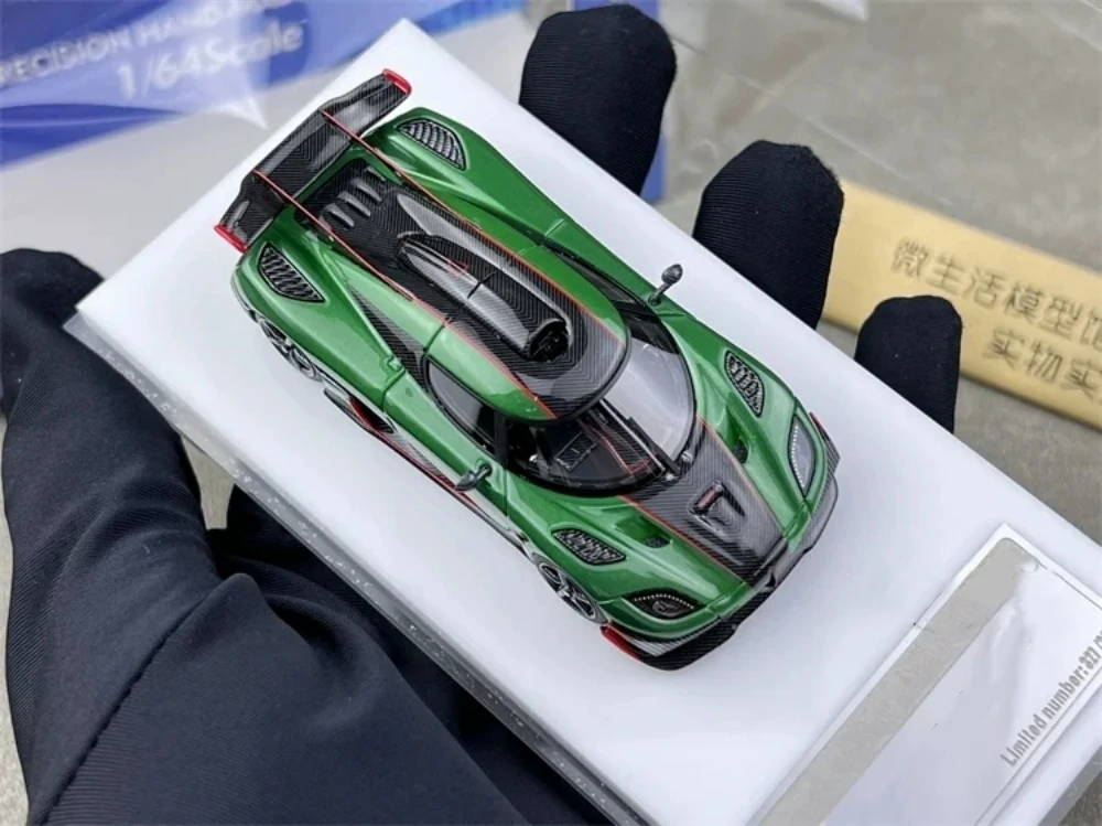 

VMB 1/64 ONE1 Green Resin Collection Gift Scale Model Car