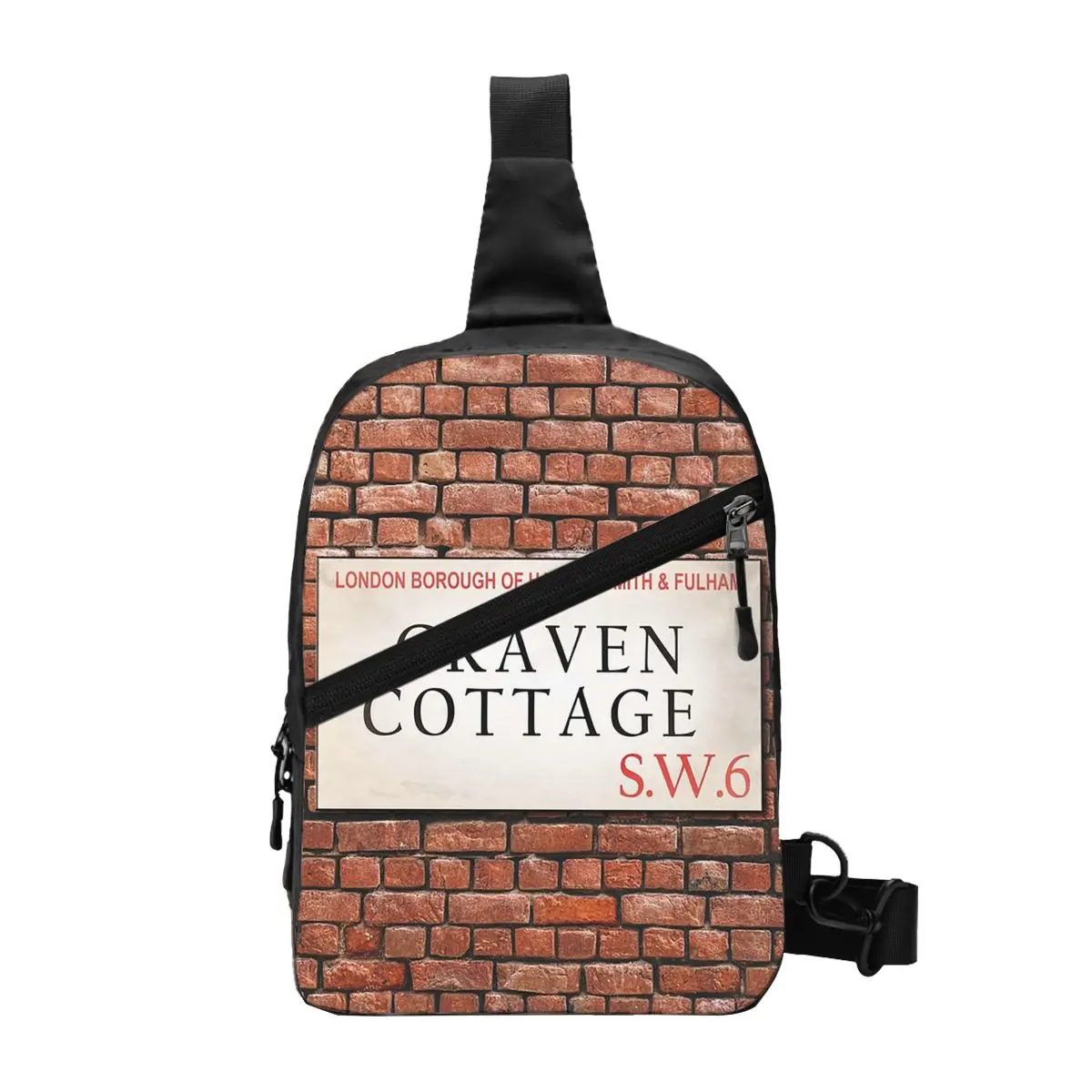 

Craven Cottage Fulham SW6 нагрудная сумка мужской слинг рюкзак через плечо нагрудная сумка дорожный походный рюкзак сумка на плечо