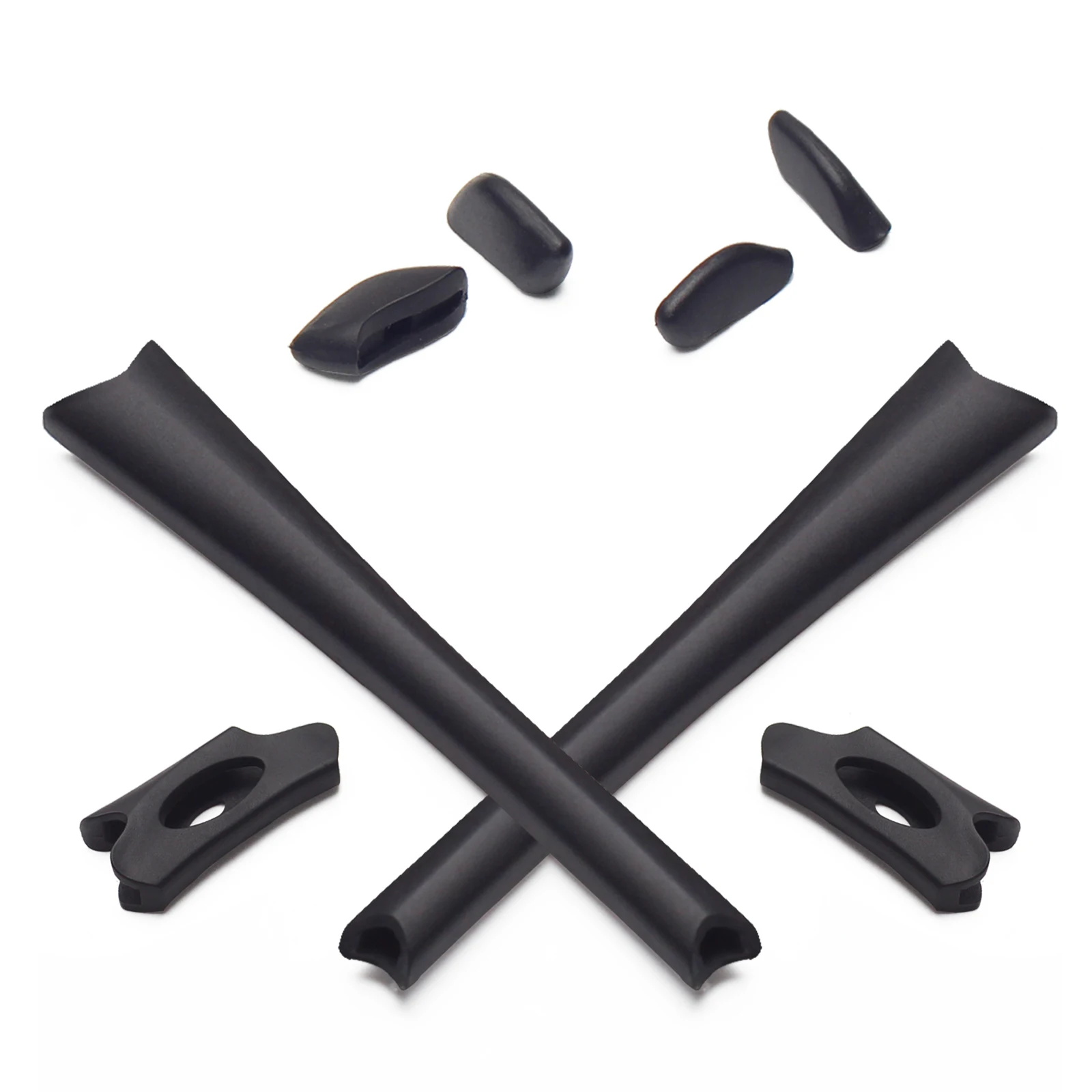 ezoptix123 Replacement Ear Socks & Nose Pads for Oakley Flak Jacket OO9008/Flak Jacket XLJ OO9009 Sunglasses