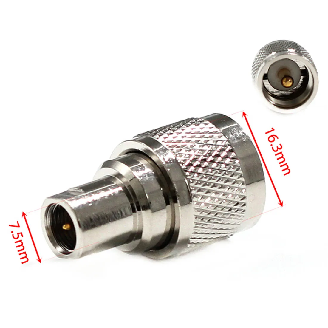 1pc 새로운 UHF 남성 플러그 FME 남성 플러그 RF 동축 어댑터 변환기 스트레이트 니켈 도금 도매