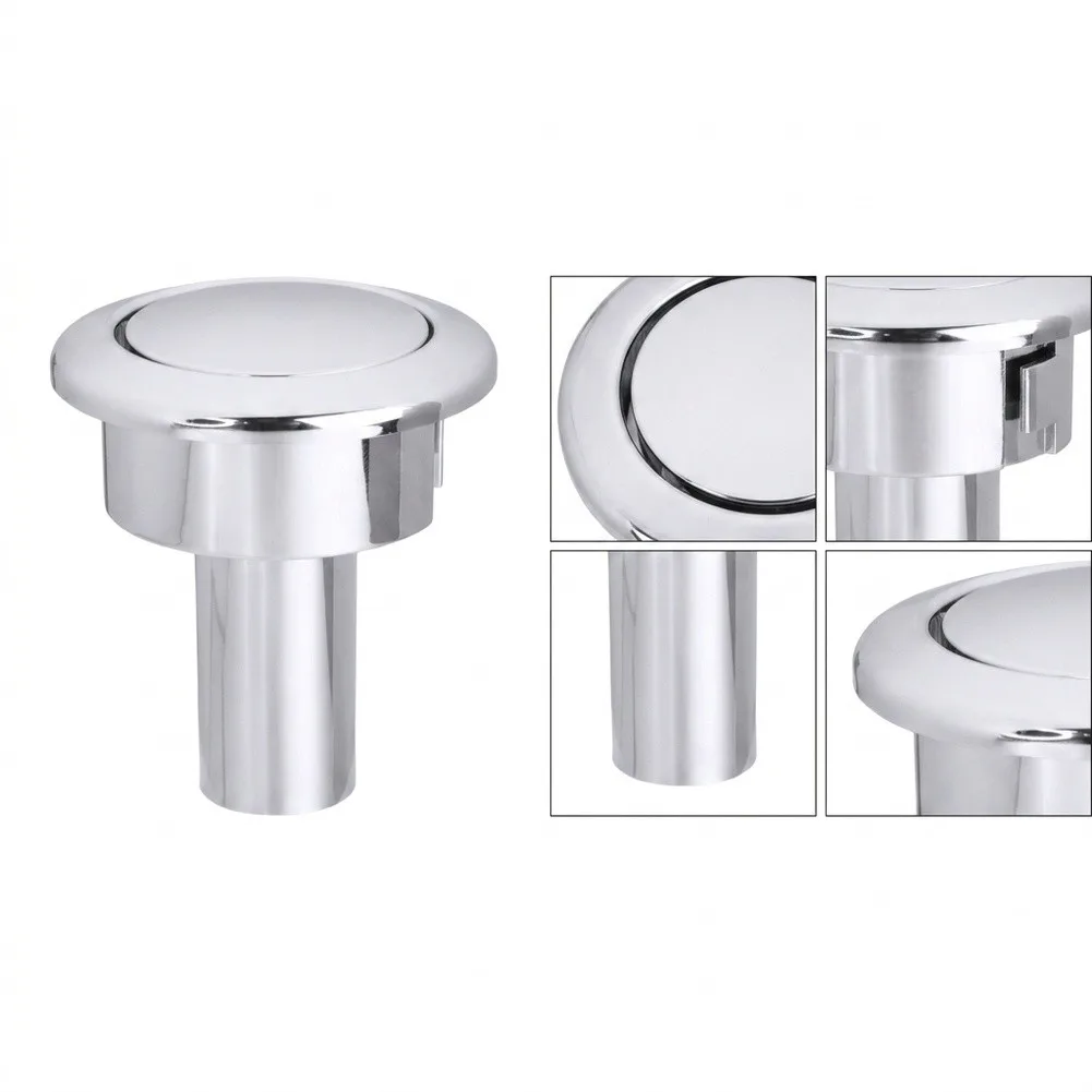 ABS Toilet Tank Flush Button Replacement For FOR Siamp Storm Drain Valve Holes Manual Measurement Deviation Button