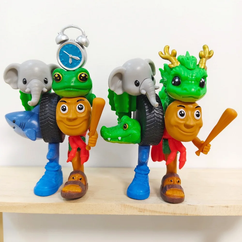 2025 Nuovo Carino Mini Fai Da Te Cervello Italiano Figurine Assemblaggio di Giocattoli Modello di Fusione Ornamenti Da Scrivania Regalo Di Compleanno Per Bambini