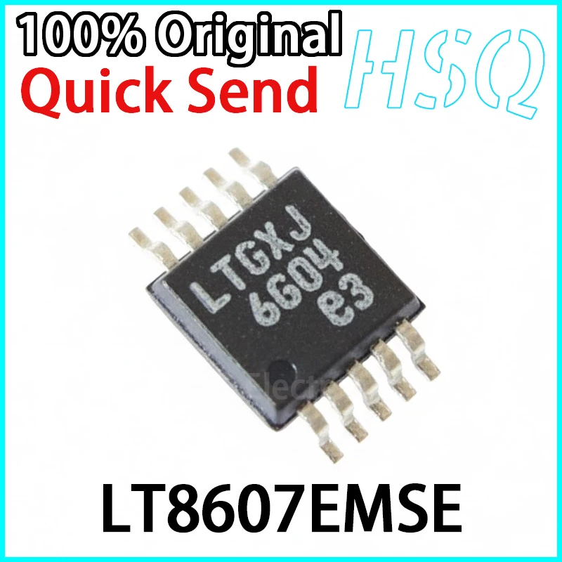 1PCS New LT8607EMSE Silk Screen LTGXJ Package MSOP10 Synchronous Buck DC-DC Regulator