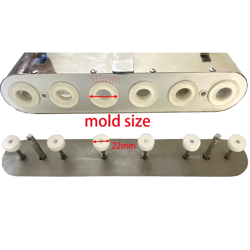 1500-2000 PCS อัตโนมัติ Alat Pembuat Donat/โดนัททอด/สี่แถว Mini Donuts เครื่อง