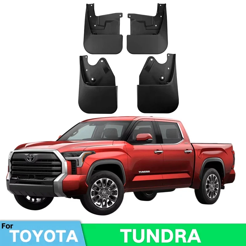MudFlaps For TOYOTA TUNDRA 2022 2023 2024 2025 Mudguards Mud Flaps Splash Guards Front Rear Wheels Fender Car Accessories 4Pcs