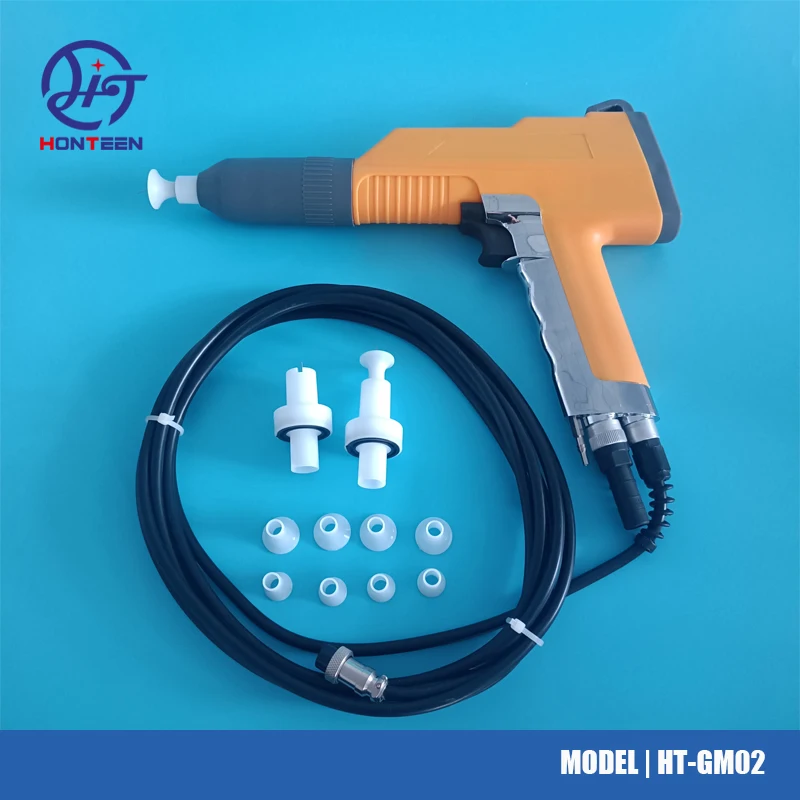 HT-GM02 Manual Electrostatic Powder Coating Spray Gun For 101 Powder Painting Machine Equipment Or 101 PCB Circuit Board