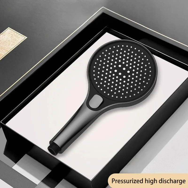 High Pressure 13cm Shower Head Black 3 Modes Water Saving Spray Nozzle Massage Rainfall Shower Bathroom Accessories New