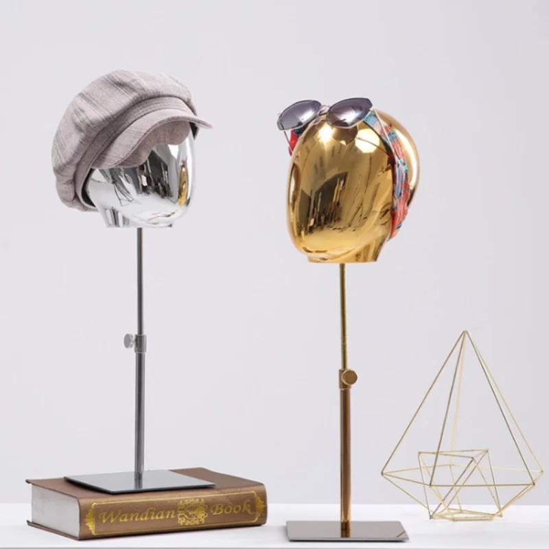 

Room Decoration Shelves Metal Head Mannequin For Hat Estanteria Female Model, Jewelry and Glasses Display, AT340K