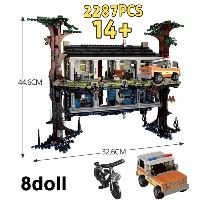 

new MOC 2287Pcs The Upside Down Building Blocks Model Brick Kit Compatible 75810 for Kids Adult Christmas Birthday Toys Gifts