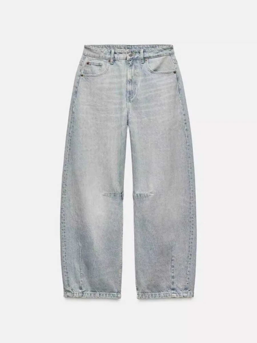 

Новое поступление весны и лета, женские свободные джинсы-бойфренды, универсальные джинсовые джинсы со средней талией, длинные брюки глубоких светлых цветов