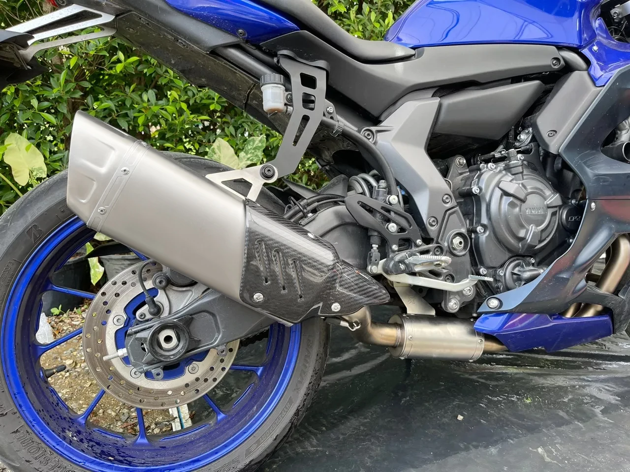 

51mm Slip-On Exhaust Muffler With Catalytic Converter For Yamaha YZF-R7 Racing Performance