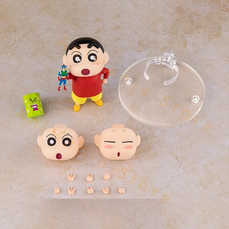 

Bandai Crayon Shin-chan Anime Figure SHF Nohara Shinnosuke Action Kamen Action Figure High Poseability Toys For Boys Gift