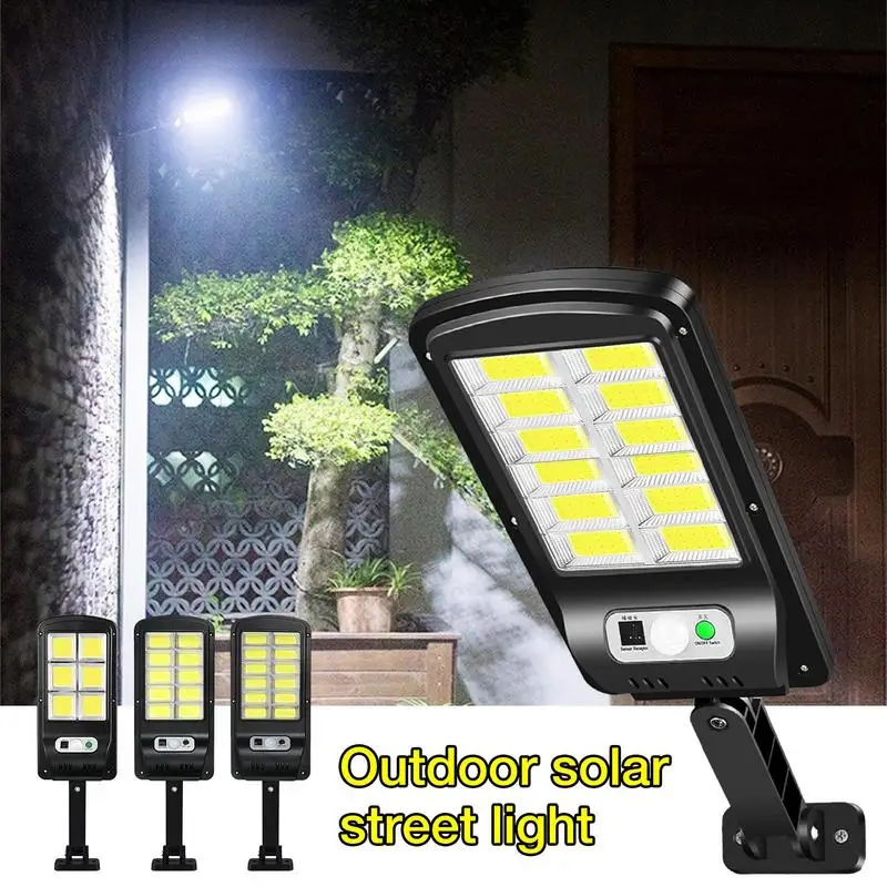 

Outdoor Solar Street Light 60W LED Solar Flood Light Outdoor Remote Control Remote Control Parking Lot Light for Garden Street