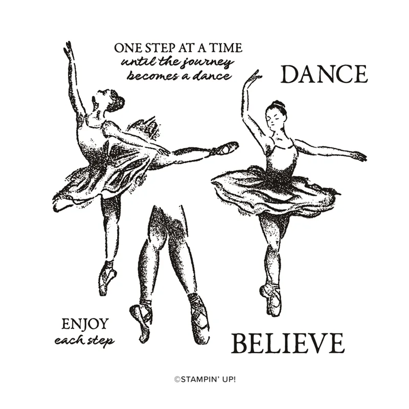 Dancing Girl Believe Januar-April 2023 Mini Catalog Cutting Dies Clear Stamp Scrapbooking For Paper Making Frame Card Craft