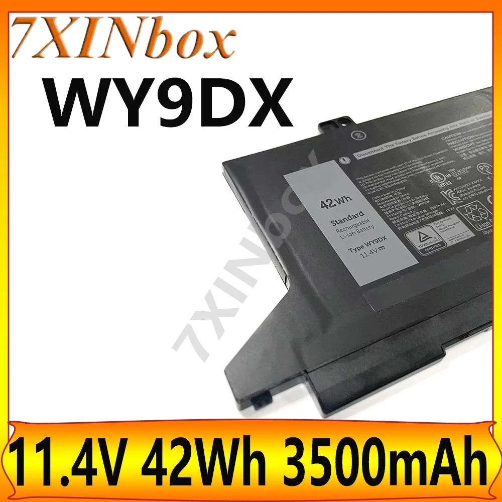 

7XINbox WY9DX 005R42 11,4 В 42 Втч 3500 мАч Сменный аккумулятор для ноутбука Dell Latitude 5420 5520 Series