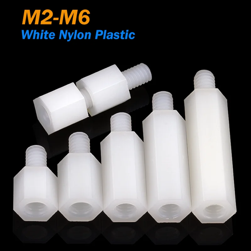 30PCS White Nylon H…