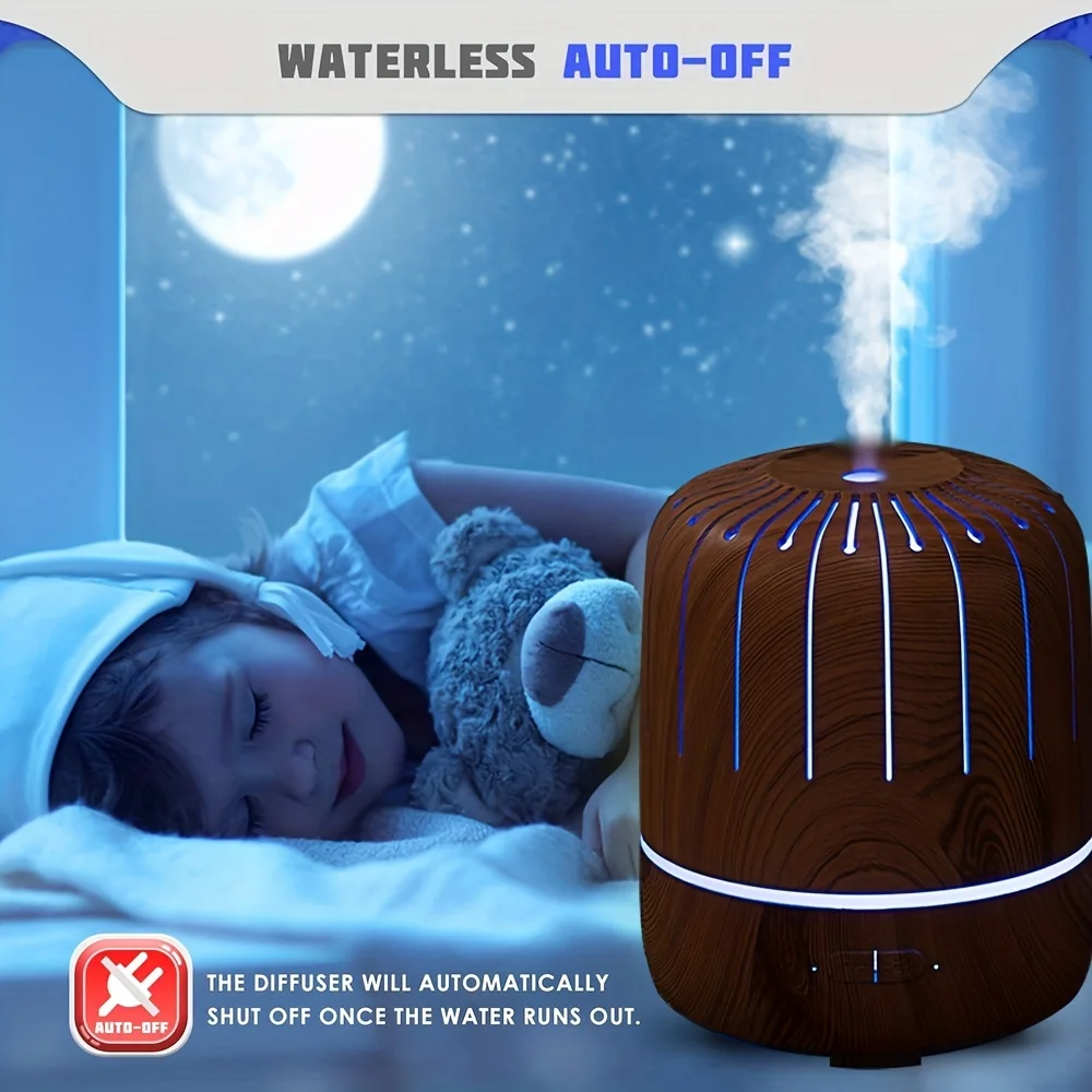 180Ml Aromatherapie Olie Diffuser Usb Luchtbevochtiger Ultrasone Koele Mist Diffuser 7 Kleuren Veranderd Led Voor Thuiskantoor