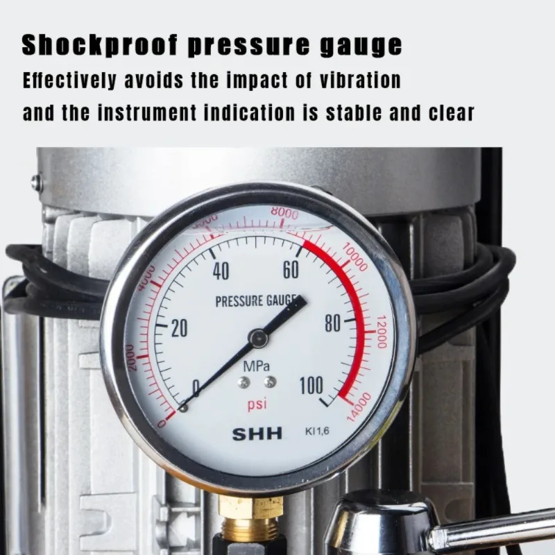 Peiqi750W زيت هيدروليكي عالي الطاقة p رافعة يدوية صمام الملف اللولبي دائرة مزدوجة كهربائية p الصحافة الهيدروليكية الضغط العالي