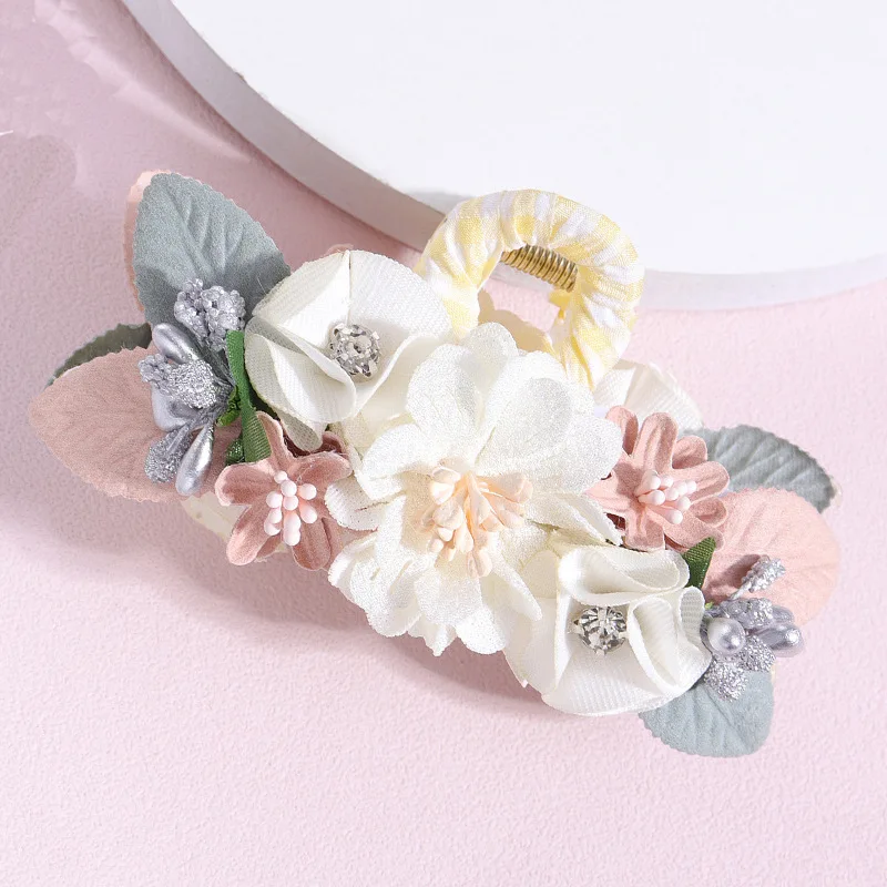 European and American Retro Flower Hair Clip Updo Shark Clip High-Grade Korean Light Luxury Grip Pinzas Para El Cabello De Mujer