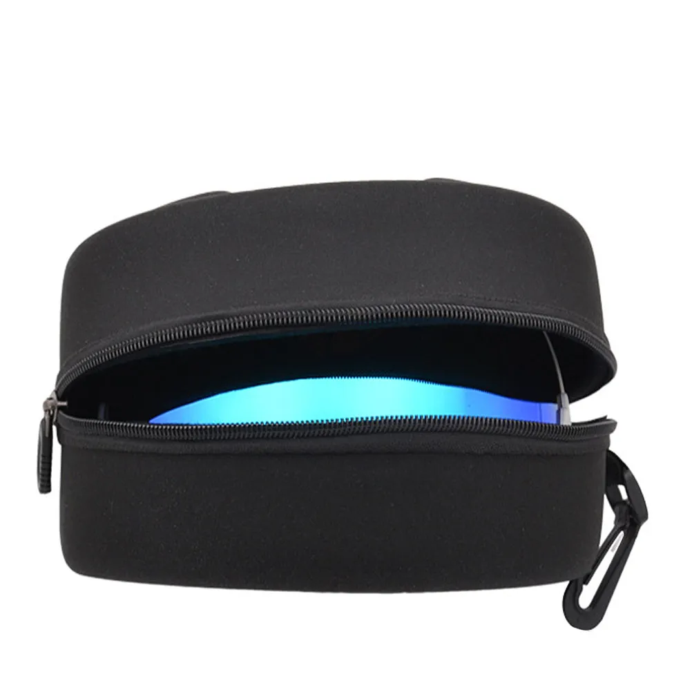 

Large Ski Goggle Protection Case Hard Eva Waterproof Scratch Resistant Zipper Box Portable Hook Cycling Eyewear Case Sunglasses