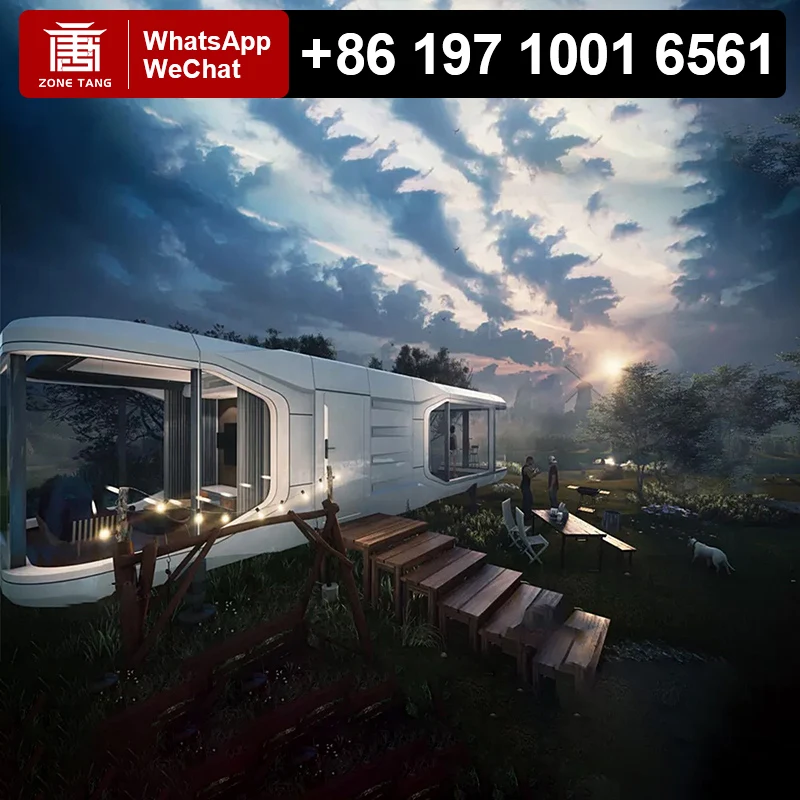 

Wind Resistance Space Capsules Houses Space Capsule House Factory Prefabricated Modular House High Quality Thermal Insulation