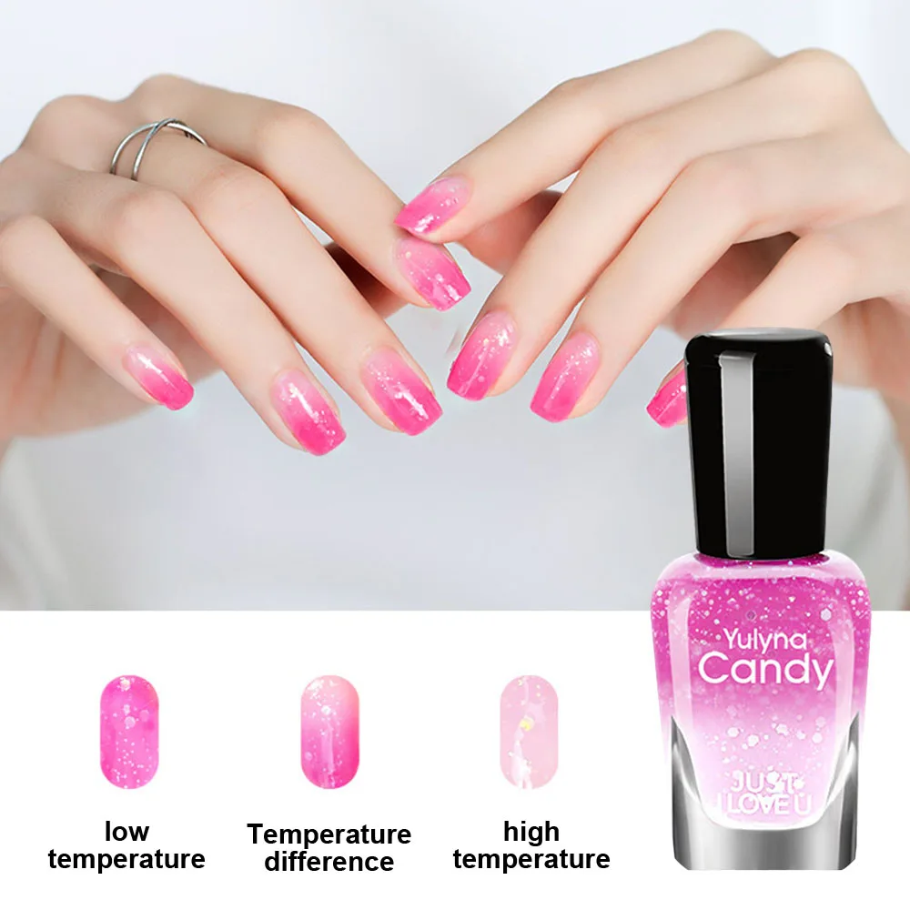 

Non-tear Changing Color Liquid Nail Glue Waterproof No-fading Painting Nails Gel For New Year Christmas Birthday