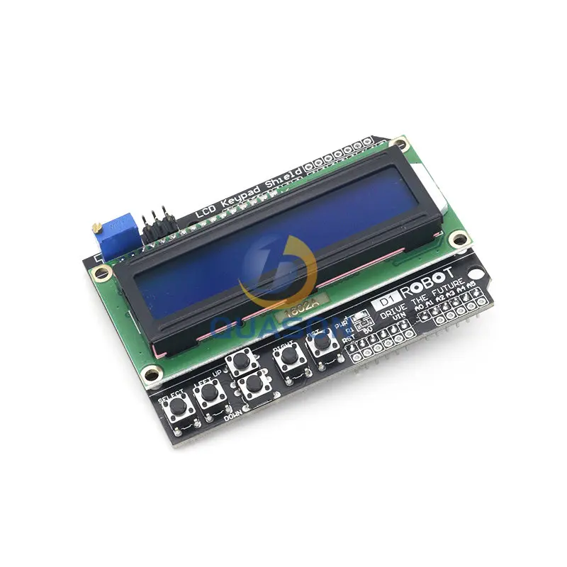 LCD Keypad Shield LCD1602 LCD 1602 Module Display For Arduino ATMEGA328 ATMEGA2560   blue screen