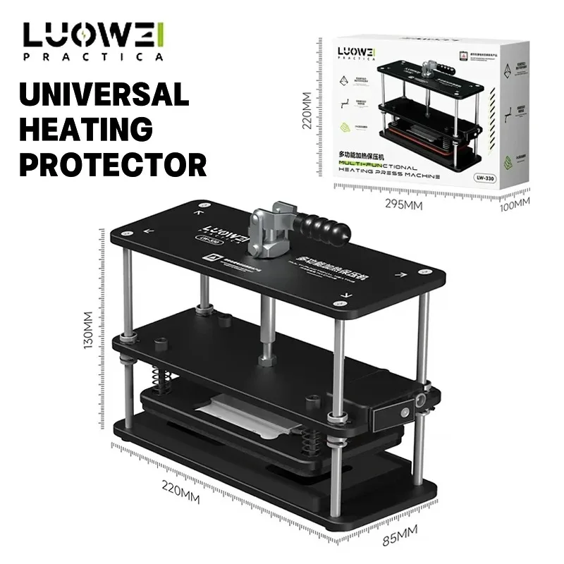 

LUOWEI LW-330 Universal Heating Pressure Maintenance Station for Phone Repair Hot Press Lamination Frame Reinforcement Bracket
