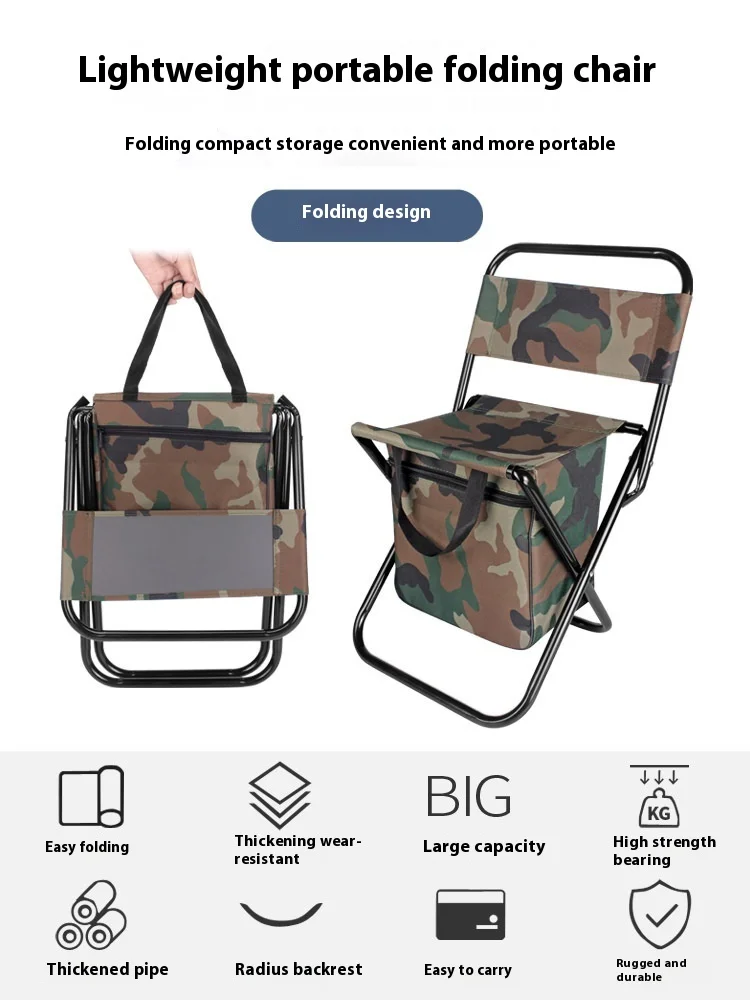 New Detachable Portable Folding Moon Chair Beach Fishing Chair Outdoor Camping Chairs Ultralight Travel Hiking Picnic Seat Tools