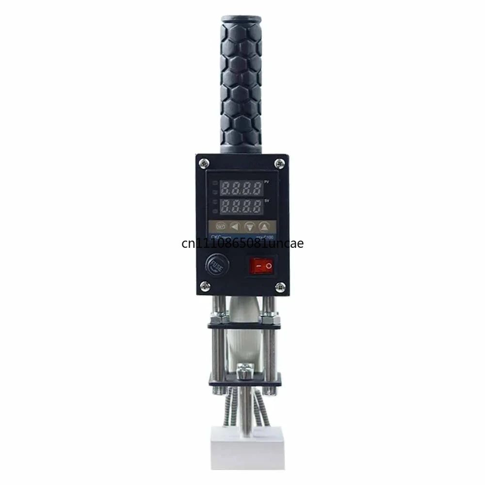 

Hand-Held Leather Hot Foil Stamping Machine Copper Mould Wooden Paper LOGO Labeling Soldering Embossing Tool Heating Size 8*10cm