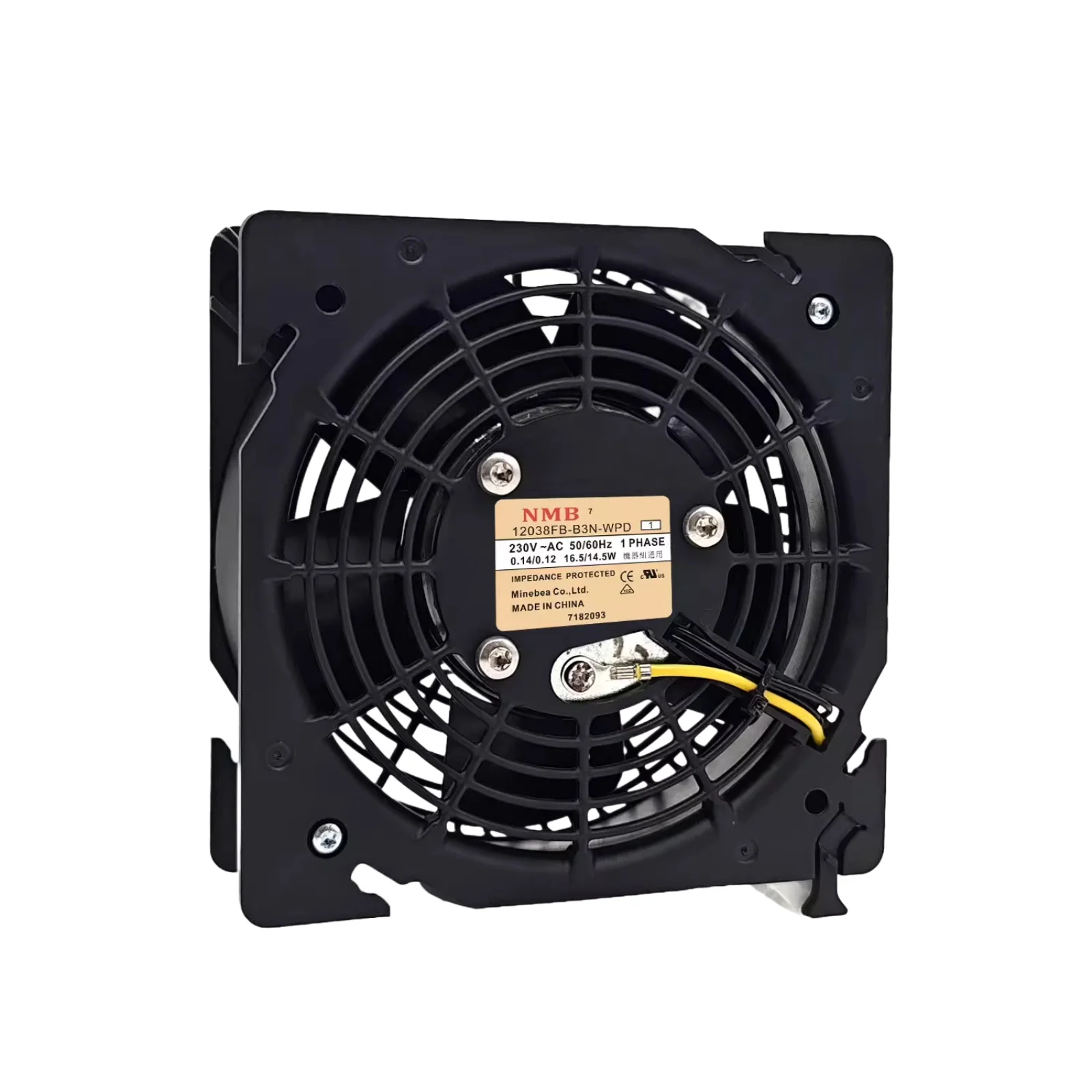 

For NMB 12038FB-B3N-WPD 120x120x38mm 230V 16.5W 2800RPM Industrial Axial Cooling Fan High Airflow
