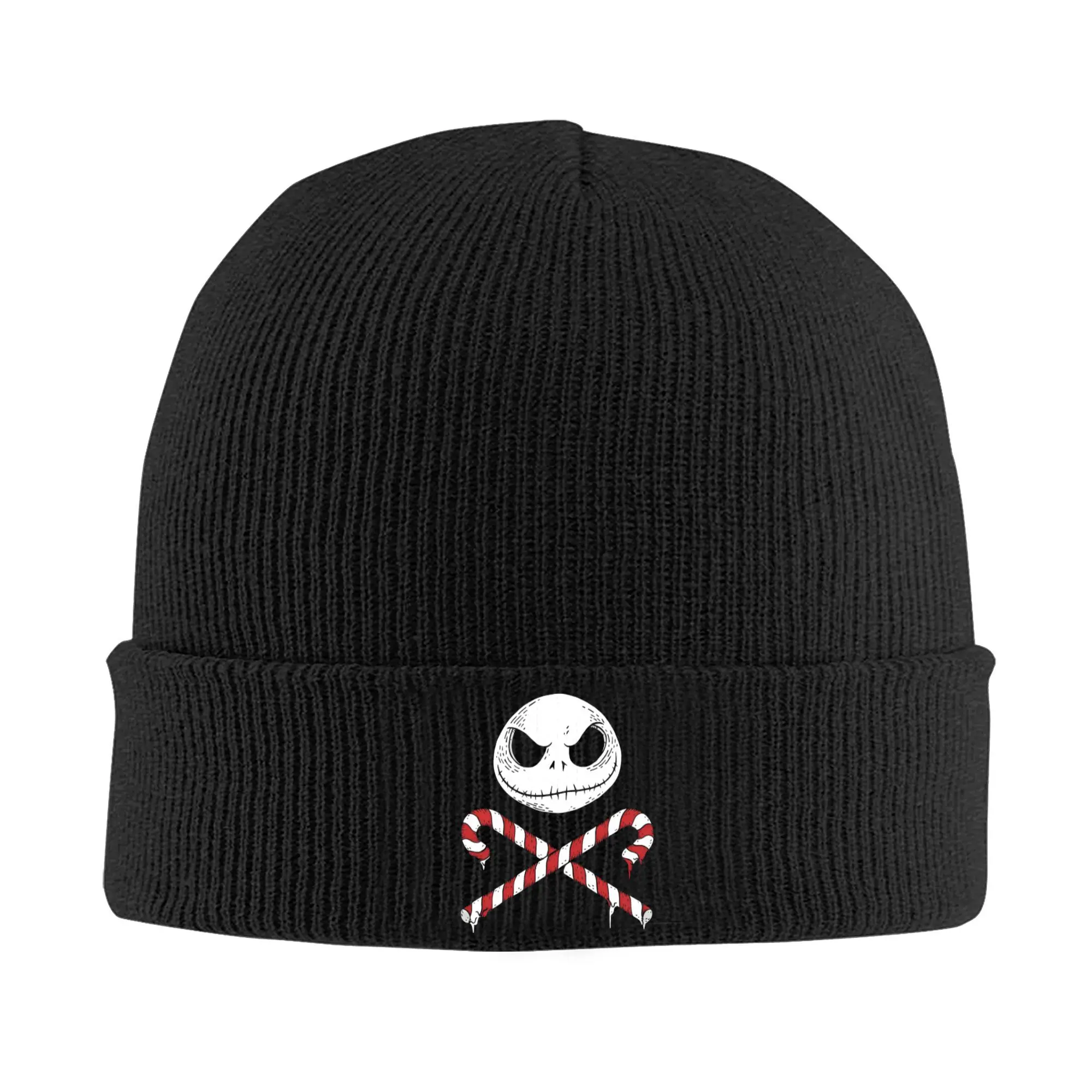 Santa Jack Skellington Nightmare Before Christmas Knit Hat Beanies Autumn Winter Warm Unisex Hip-hop Xmas Cap Men Women  Gifts