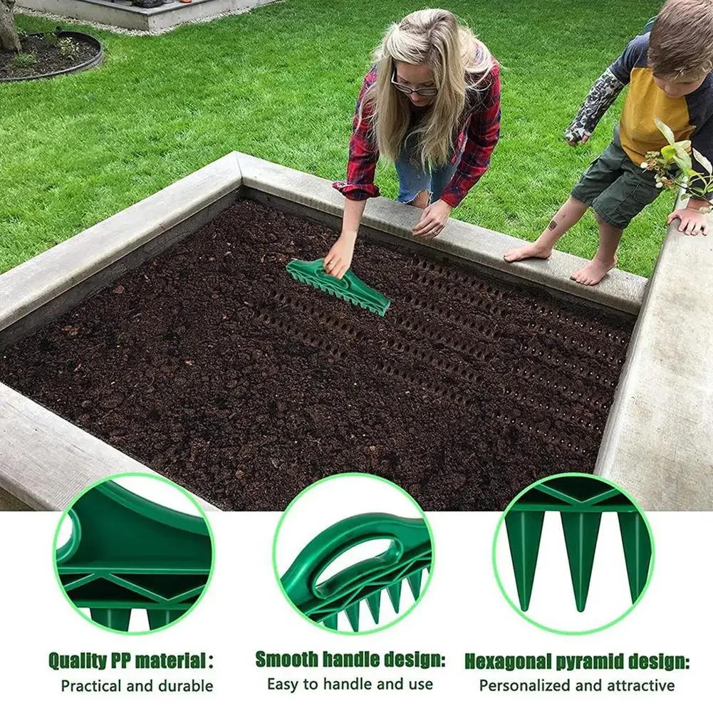 

Mini Seeder Handheld Seed Planter, Manual Soil Punch Tool for Flower & Plant Sowing, Gardening Convenience